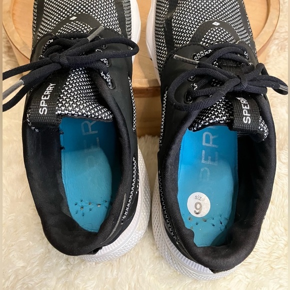 Sperry‎ Women’s Boat Shoes Black/White Quick Drying Amphibious Sneakers Sz 9M - Picture 6 of 10